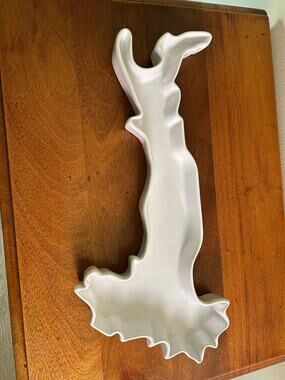 Lark at Home Italy World Plate – Italian Peninsula Shaped Porcelain Dish